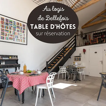 ベッド・アンド・ブレックファスト Au Logis De Bellefois - D'hotes Neuville-du-Poitou
