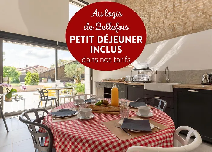Au Logis De Bellefois - D'hotes Frühstückspension Neuville-du-Poitou